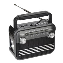 Portable AM/FM/SW Shortwave Radio with 5.0,Support USB/TF Player,Digital Tuner & Earphone Jack Grey