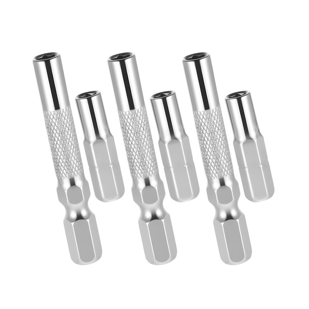 1/4 To 4Mm Bit Adapter, 6 Pcs Hex Screw Driver Bit Adapter Magnetic, 1/4 To 4Mm Hex Adapters,For Bits Set 4712523472139