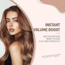 (3PCS) Hair Fairy Duster Dry Shampoo Powder - Volumizing Non-Aerosal Natural Ingredients - Dry Cleaning Powder and Gentle Care - 30g