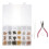 1Ensemble Ensemble De Fabrication Boucles D'oreilles Fer Argenté Usage DIY 1