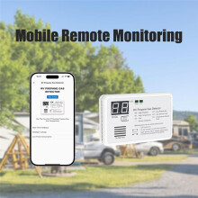 Propane Gas Detector,Digital RV Propane Gas Detector, Using 12V, 85dB Loud Alarm, Suitable for Homes and RVs