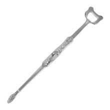 1 Stuk Stevige Metalen Grill Met Ergonomische Handgreep