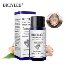 1-3PCS BREYLEE Hair Growth Essential Oil Fast Powerful Hair Prevent Baldness Products Anti-hair Loss Serum Nourishing Hair Care 20ml