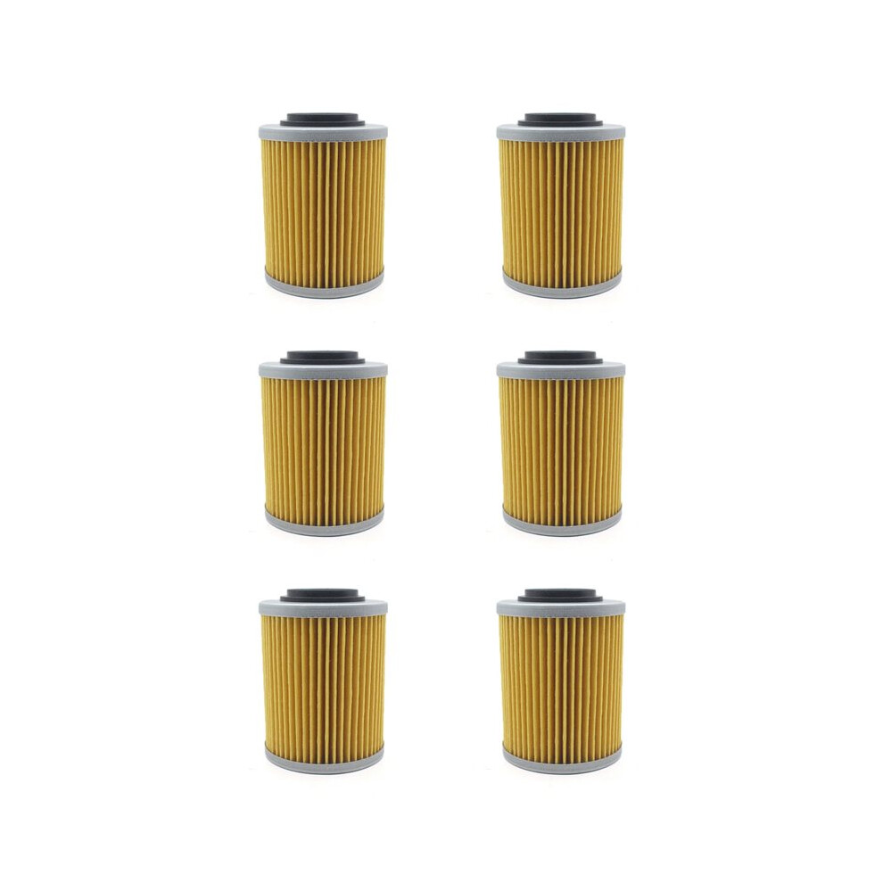 6X Oil Filter Fit For Odes Lz800 Rm800 800 Atv Utv Liangzi Side By Side Dominator Raider Assailant Engine 21040111601 Yellow 4761367200668