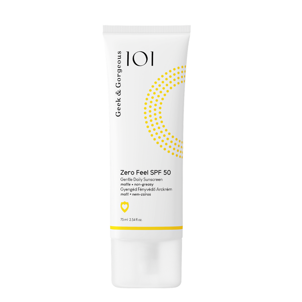 Geek & Gorgeous Zero Feel Face Cream With Spf 50, 75 Ml,