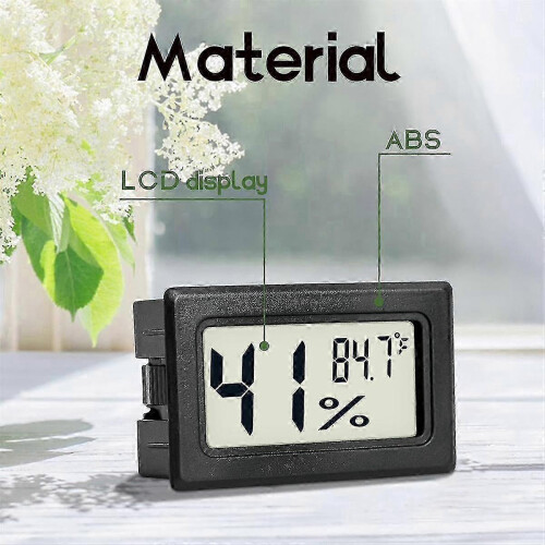 Mini humidity meter for indoor spaces with thermometer and 6-pack 1