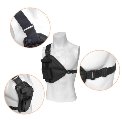 Walkie-talkie front pack for radio station operators 1
