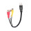USB plug to RCA converter cable for AV equipment 5