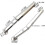 2 Pack Heavy Duty Gas Spring Hinge for Lid Support (200N/44lb) 3
