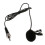 Mini microphone for Sennheiser 3.5mm lapel clip black 3