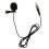 Mini microphone for Sennheiser 3.5mm lapel clip black 4