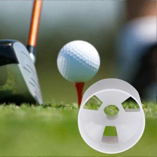 4pcs White Golf Hole Cup Set For Putting Green Practice 1