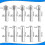 3mm engraving bits for Dremel - 20Pc HSS router set carbide tips 5
