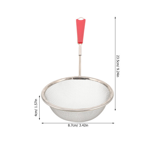 4Pièces Cuillères Passoires Acier Argent Multi Usage Cuisine 1