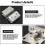 Hinges for glass cupboard doors - 2 pcs premium showcase clamp set 4
