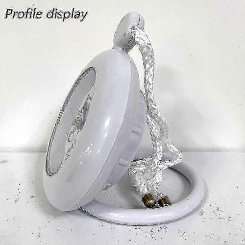 Towel hook wall clock for bathroom waterproof and dual-purpose 1