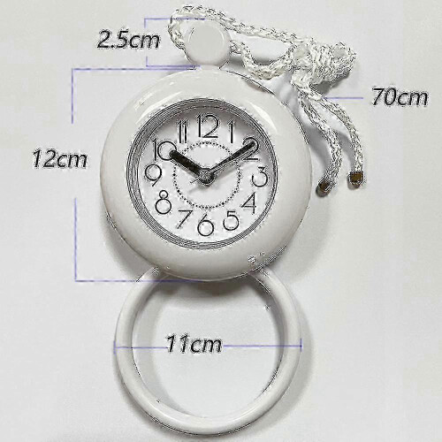 Towel hook wall clock for bathroom waterproof and dual-purpose 2