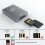 2 in 1 CFexpress Type A  Card Reader USB 3.2 10Gbps Memory Card Reader CFExpress Card Reader Adapter Dual-Slot for SLR 10