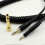 Headphone Replacement Cable for ATH M50X M40X - Black Audio Wire 4