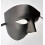 Masquerade Mask One Eye Half Face Costume, Matte Black Phantom 3