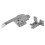 Spring loaded stainless steel handle for walk in freezer cooler door 3