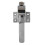 Spring loaded stainless steel handle for walk in freezer cooler door 4