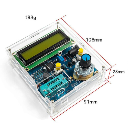 Capacitance Meter for Electronics Kit with LCD Display and Soldering Set 1