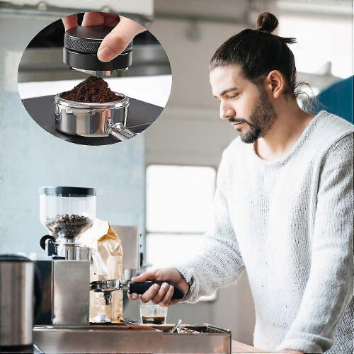51mm Coffee Distributor and Leveler for Precise Tamping 2