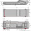 Rubber boat latch for front rack, thermoplastic elastomer 2pcs 4