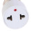 E27 bulb base for 220V with white ABS connector adapter 3