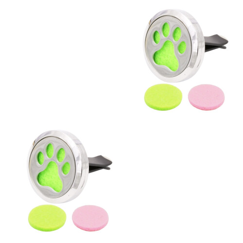 2Pièces Diffuseur Parfum Clip Aromathérapie Couleurs Variées 1