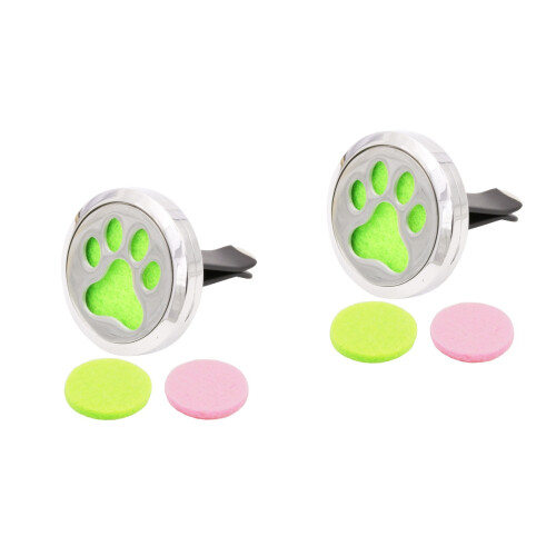 2Pièces Diffuseur Parfum Clip Aromathérapie Couleurs Variées 2