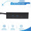 Painel Frontal USB para PC 2 Portas USB 3.2 GEN1 5 Gbps + 1 Porta TIPO C 10 Gbps/20 Gbps Hub para Desktop 5,25 Polegadas Compartimento para Unidade de 9