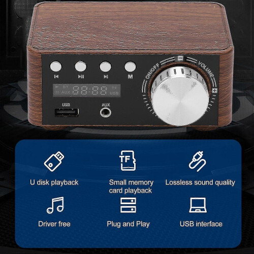 Portable Bluetooth Amp for HiFi Sound with USB Connection 1