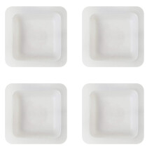 500Pcs 100Ml Weighing Boats Measuring & Mixing Powders & Liquids for Easy Pour Design Disposable Plastic Square Lab Dish
