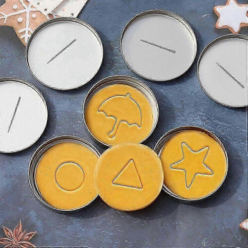 12 Pcs Squid Cookie Cutter Game Set, with Tin Box & Needle