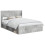 VidaXL vidaXL Bed Frame with Storage and Headboard Concrete Grey 120 x 200 cm 5