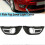 Fog light frame for Citroen C4 2008-2011, chrome bumper accessory 3