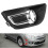 Fog light frame for Citroen C4 2008-2011, chrome bumper accessory 5
