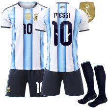 (L) 2526 No. 10 Messi Argentina Home World Cup Jersey