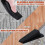 Door Stop - Rubber Door Stopper, Wedge (2 Pack, Black ) 5