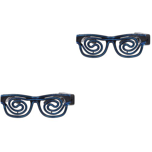 2Pièces Lunettes De Soirée LED Décoratives Tendance 2