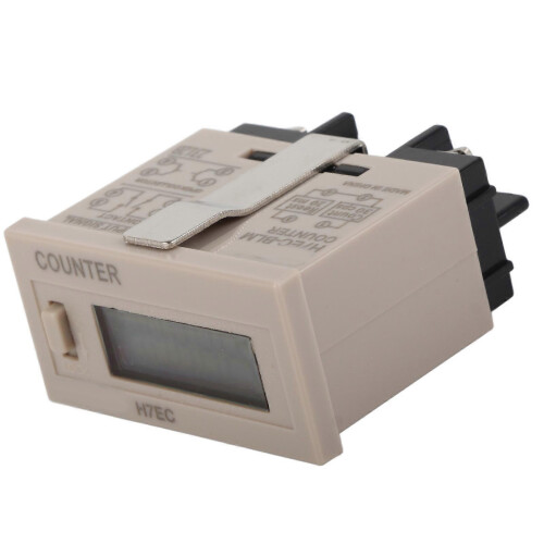 H7EC BLM Digital Electrical Counter Totalizer Without Voltage Input with 6‑Digit LCD Display 1