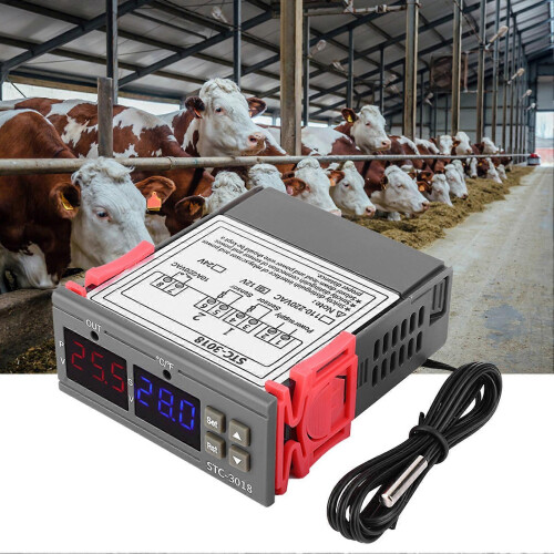 Digital Temperature Controller Sensor Thermostat with NTC Cable Length 1M (110V - 220VAC) 1