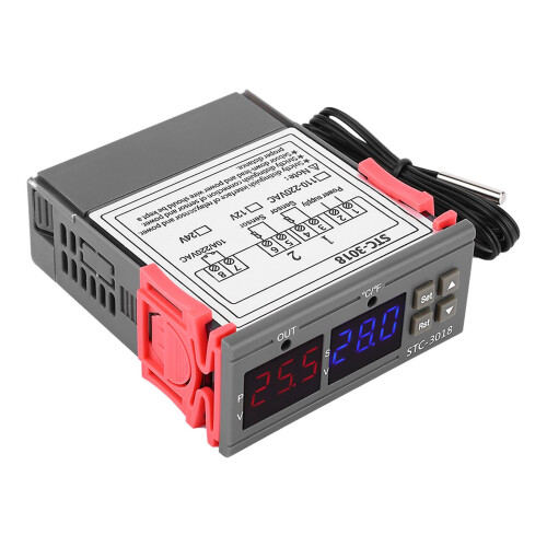 Digital Temperature Controller Sensor Thermostat with NTC Cable Length 1M (110V - 220VAC) 2