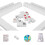 (White) Alphabet Mahjong Tile Game Set 108 Tiles for Vocabulary Learning Gift 1