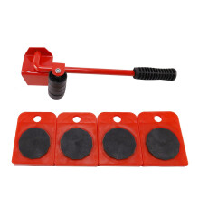 Heavy Furniture Shifter Lifter Wheels Moving Kit Slider Mover Table Sofa Removal red