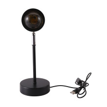 Sunset Lamp Projection 180 Degree Rotation Rainbow Projector Lamp Led Projector Night Light with USB (Rainbow)