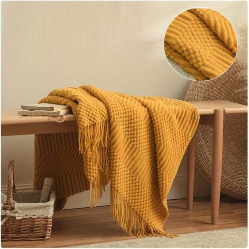 (【white】) Multi-functional Cover Blanket, Sofa Blanket, Blanket,  Blanket, Bed Runner Blanket, 1pc 1
