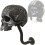 Skull Helmet Rack - Sturdy Wall Mount for Motorcycle and Beard Helmets 2